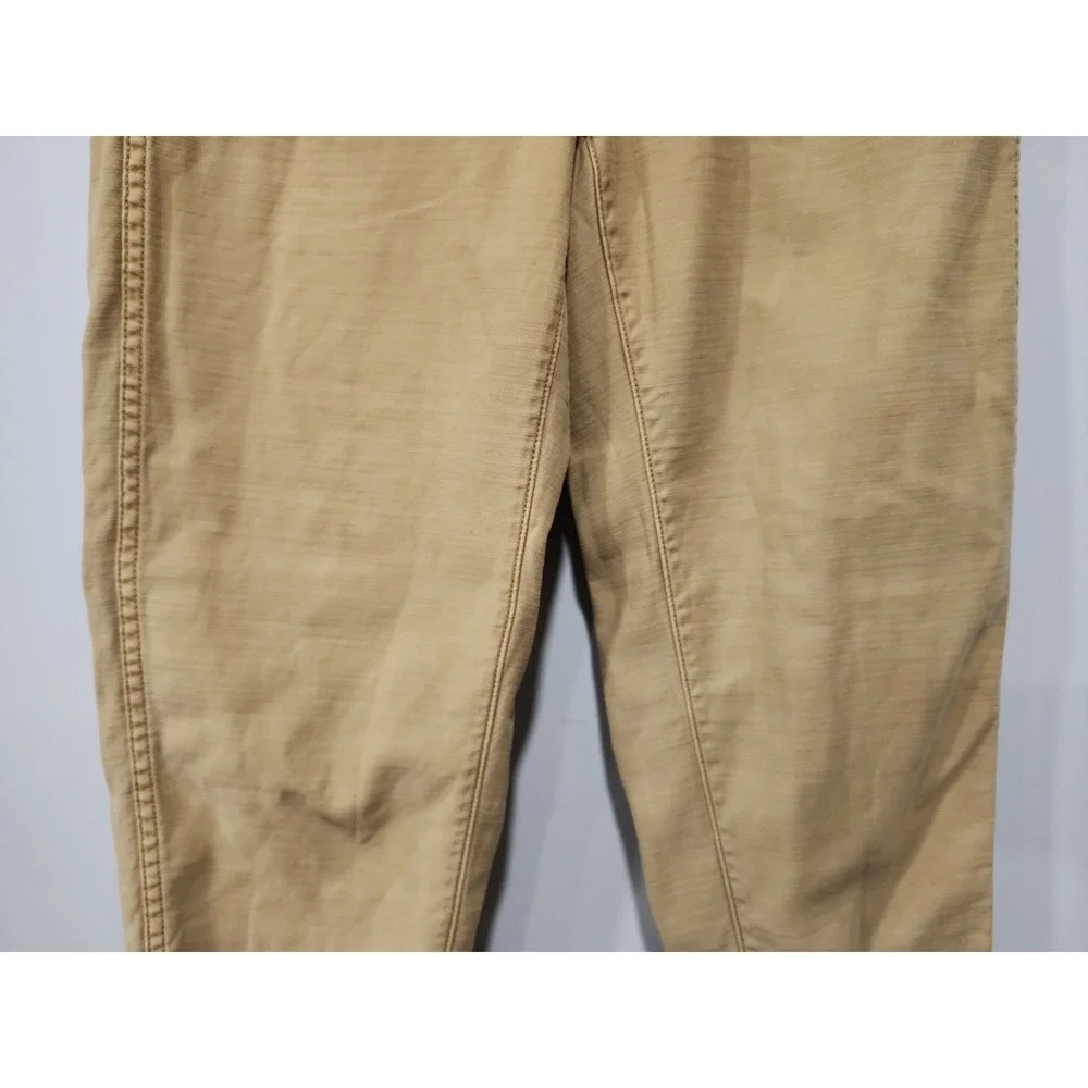 Madewell Cargo Pants Womens 27 Beige High Rise Pockets 100% Cotton Deep Pockets - Picture 3 of 14